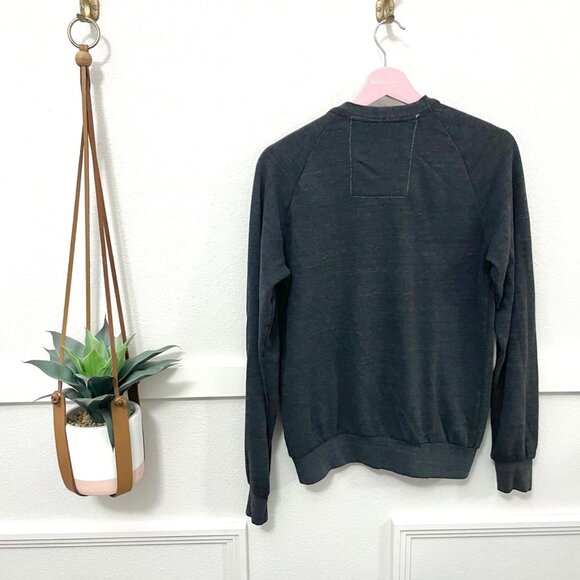 Aviator Nation Unisex Pray For Snow Long Sleeve Shirt Grey Size XS - Picture 7 of 7